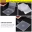 BAMBOOB 20 Cái Hộp PP Vuông, CD Đĩa Đơn Trong Suốt, Vỏ PP Có Thể Lắp Đặt Hộp Cao Su Mềm Phong Cách Mỏng DVD