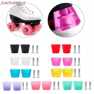 JUNYUE88US Nút chặn phanh trượt, Khối phanh trượt tròn rỗng chống trượt, Thay thế an toàn Chất liệu PU đầy màu sắc Giày trượt nội tuyến phanh thể thao ngoài trời