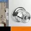 <cosyh>Stainless Steel Ball Door Lock for Bathroom Toilet Wooden Door Modern Simple