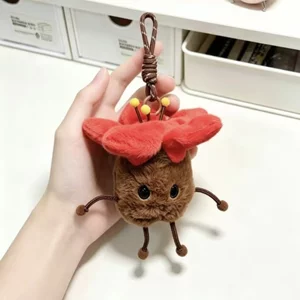 Kapok Dễ Thương Sang Trọng Mặt Dây Chuyền Mềm Mại Dễ Thương Chữa Bệnh Hoạt Hình Túi Mặt Dây Chuyền Bạn Bè Quà Tặng