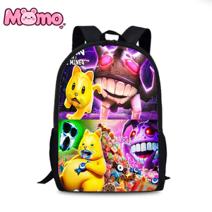 Ba lô nylon công suất lớn in cửa Roblox dành cho học sinh tiểu học và trung học