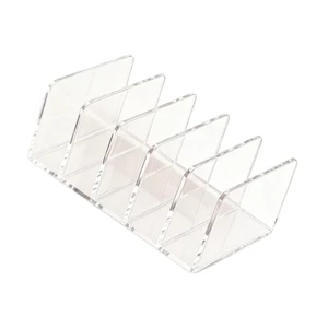 Giá để đồ Acrylic Giá đựng đồ trang điểm dọc trong suốt Hoàn hảo để đựng phấn mắt và các loại mỹ phẩm nhỏ khác