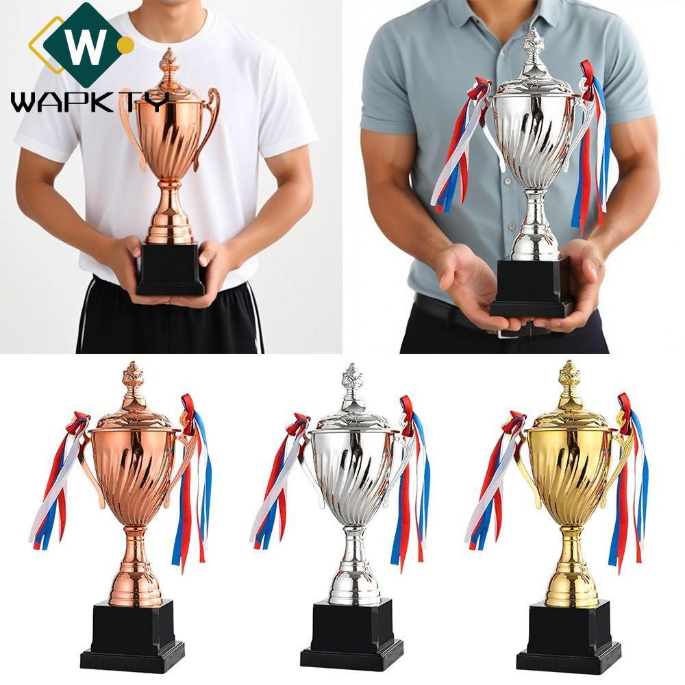 Cúp WAPKTY, Cốc chiến thắng đội 35 / 32 / 29CM, Đạo cụ thi đấu trò chơi thể thao Vàng Bạc Đồng Lưu niệm Cúp bóng đá