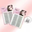Lông mi giả Ultra Thin C Curl 0,05mm Sợi tổng hợp màu đen tự nhiên Mặc sân khấu hàng ngày