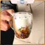 POWER 350ml Fillings s Đôi Tường Cốc Thủy Tinh Có Tay Cầm Trà Chịu Nhiệt Cà Phê Cốc Sữa Espresso Quà Tặng Sáng Tạo.
