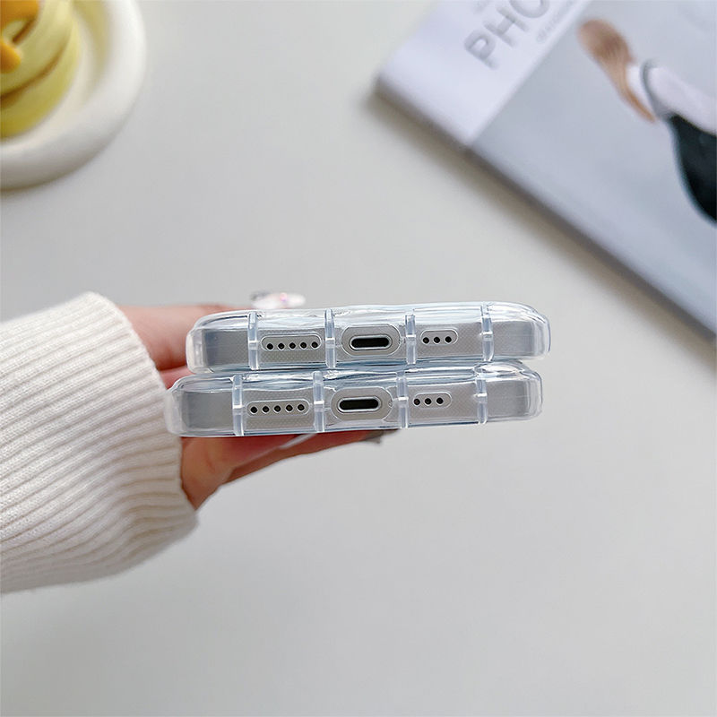 Ốp Lưng Cho Redmi Note 14 13 12 11 10 8 13T 14T 15T Pro A5 A3 A2 A1 14C 13C 12C 11A 10C 9A 9C Poco C75 C65 C61 C55 C31 Kem gợn Sóng Cong Edge Motif Cô Gái Dễ Thương NYK126