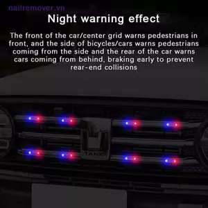 Đèn LED Mini năng lượng mặt trời Đèn cảnh báo ô tô an ninh ban đêm Mô phỏng Báo động không dây Chống trộm Đèn cảnh báo nhấp nháy Đèn báo giả MỚI