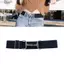 KIKIN Đai Linh Hoạt Unisex Dây Thắt Lưng Tính Năng Có Thể Điều Chỉnh Dây Đàn Hồi Thiết Kế Và Gia Cố Kim Loại Khóa