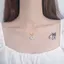 Thời Trang Chuyển Đám Mây Tốt Lành Ruyi Khóa An Toàn Vòng Cổ Nữ Thiết Kế Cao Cấp Vòng Cổ Ánh Sáng Sang Trọng Sang Trọng Sang Trọng Tinh Tế Xương Đòn Dây Chuyền 26.3.22