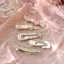 Kẹp Tóc NICOLOO Bé Gái, Sweet Galaxy Pink Cool Shiny Kẹp Tóc Trẻ Em, Thời Trang Hình Trái Tim Kim Cương Giả Ngôi Sao Pentagram Barrettes Phụ Kiện Tóc Nữ