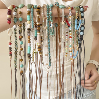 Dây thắt lưng dệt tay phong cách Bohemian Nữ 2026 Phong cách dân tộc Niche Retro Thắt lưng