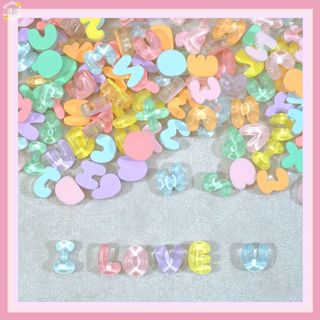 Chữ cái màu mè ngọt ngào, phụ kiện trang trí cute cho mọi đồ vật DIY