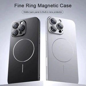 Ốp điện thoại từ tính chất lượng cao, siêu mỏng, có bề mặt mờ cho iPhone 17 / 17 Air và các mẫu 16 / 15 / 14 / 13 (Pro Max); ốp lưng cứng làm bằng nhựa PC, tích hợp.