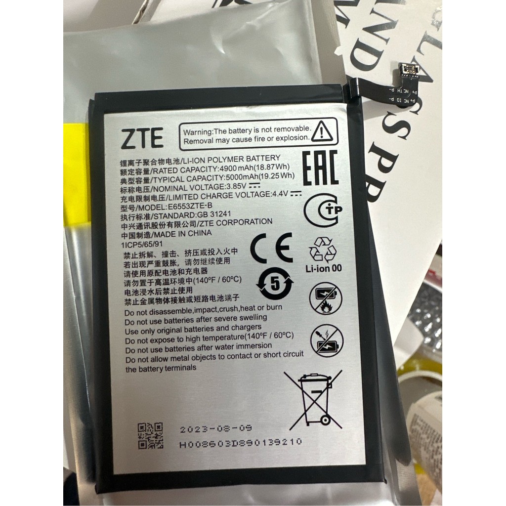 Pin ZTE BLADE V50,V50S,V50 Pro / E6553ZTE-B