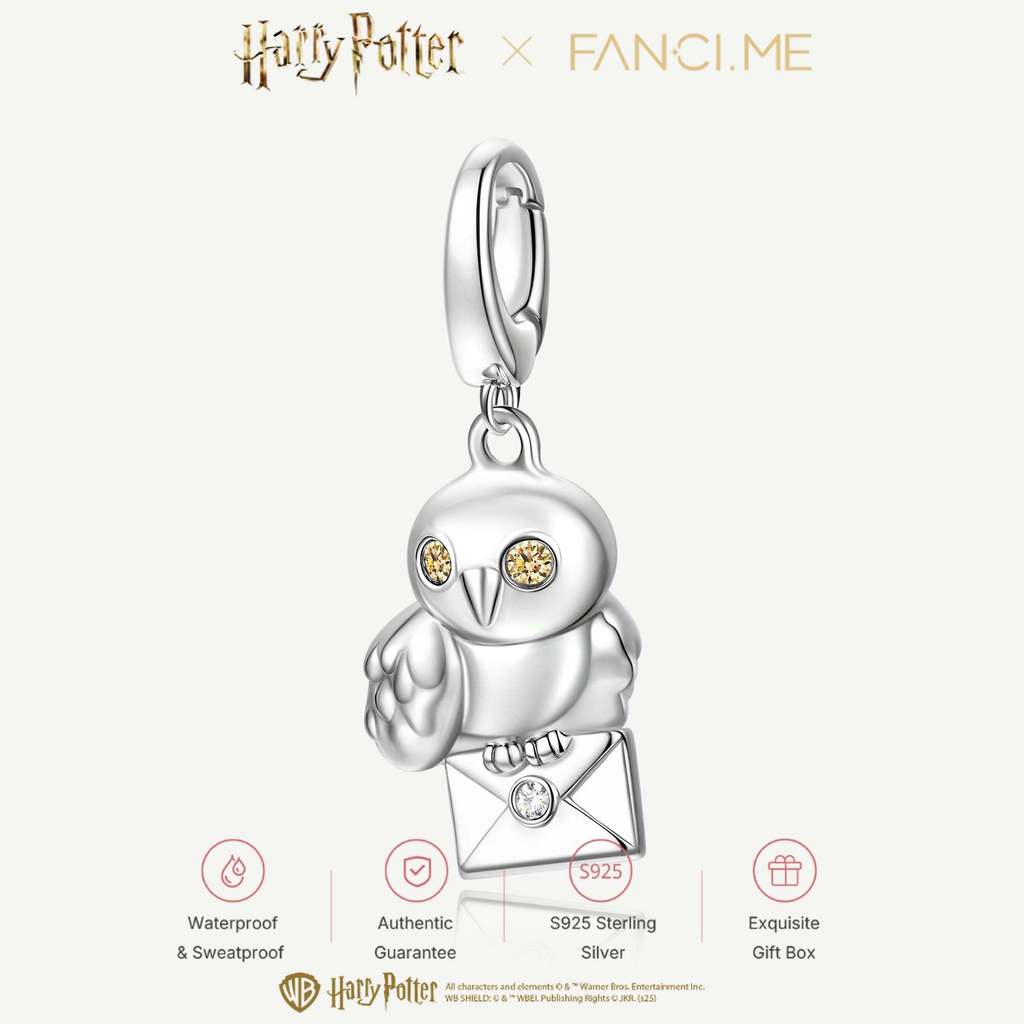 Harry Potter x FANCIME Hedwig Sterling Silver Charm