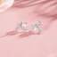 FANCIME "Satin Bow" Bông tai bạc nơ dễ thương