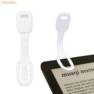 Đèn sách kẹp OUSXA, Đèn đọc sách LED siêu mỏng có thể sạc lại, Chăm sóc mắt với độ sáng có thể điều chỉnh độ sáng Đèn sách Mini 2 trong 1 Du lịch
