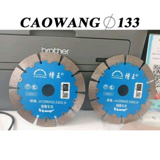Lưỡi Cắt Tường Caowang 114-121-125-133-156mm Cao Cấp-Lưỡi Cắt Bê Tông, Phay Rãnh Điện Nước Siêu Bền