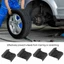 PYCOU 4 Vỏ kẹp thay lốp, Tấm bảo vệ hàm kết cấu rãnh chống trượt ABS, Ngăn ngừa trầy xước vành nặng Vỏ bảo vệ lắp đặt không cần dụng cụ đa năng Cửa hàng ô tô
