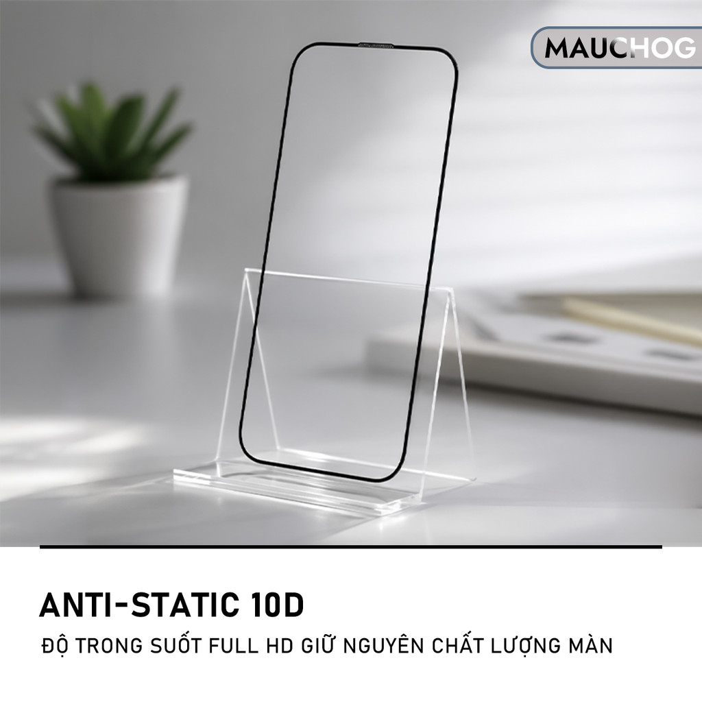 Kính Cường Lực Trong Suốt Chống Tĩnh Điện Dễ Dán Cho Điện Thoại iPhone 17 Pro Max 16 15 14 13 12