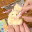 HFTOY Nhật Bản Oril Capsule Đồ chơi Kawaii Béo Milky Hamster Mềm Floing Búp bê sang trọng Bóp Đồ chơi giảm căng thẳng ~