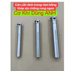 Cán cắt rãnh trong làm bằng thép trắng xịn chống rung ngon