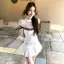 AN.MART Thời Trang Và Thường Ngày Phiên Bản Hàn Quốc Màu Mỏng Phù Hợp Với Phong Cách Đại Học Sinh Nhẹ Nhàng Ngọt Ngào Áo Thun Dệt Kim VN