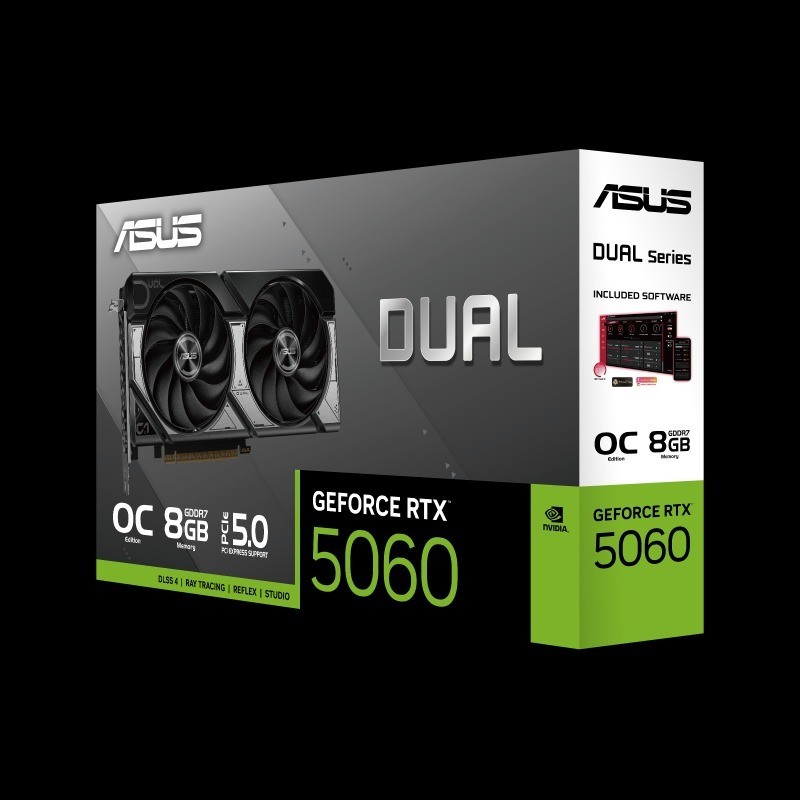 Card màn hình VGA ASUS GeForce RTX 5060 DUAL OC 8GB | Chính Hãng | Bảo hành 36 tháng | BigBuy360 - bigbuy360.vn