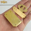 Trung Quốc Cổ Vuông Đồng Nguyên Chất Khóa Khóa Khóa Hộp Khóa Trang Sức Hộp Đồng Phụ Kiện Nhỏ Hộp Gỗ Khóa Khóa Khóa Miếng Lót Khóa Mũi