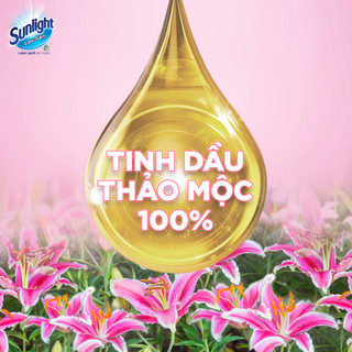 Nước Lau Sàn Sunlight Tinh Dầu Thảo Mộc Sạch Bóng  Túi 3,6 KG  Hoa Hạ - Bạc Hà , Chanh sả