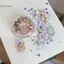 BeautifulHomeA 1 Hộp Trái Tim Ngôi Sao Nhiều Màu Sắc Móng Tay Lấp Lánh Dopamine 3D Móng Tay Nghệ Thuật Quyến Rũ Trang Sức Trang Sức Phụ Kiện Làm Móng Tay VN