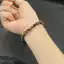Vòng tay đính cườm mắt hổ & Hematite - Hạt tròn 6mm Handmade Unisex - Thu hút sự giàu có thịnh vượng Phong cách sang trọng