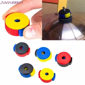 JUNYUE88US 5 Phụ kiện trống chũm chọe Mate, Thiết kế đẩy Khóa cố định Phát hành nhanh chũm chọe Mates, Đính kèm bằng nhựa và tháo nhẹ Phụ kiện trống phát hành nhanh
