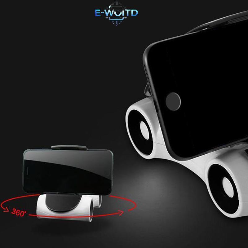 E-WOITD 360° Giá đỡ điện thoại mô hình ô tô xoay Giá đỡ tự dính Giá đỡ chắc chắn cho điện thoại thông minh Bảng điều khiển và ứng dụng nội thất E-WOITD