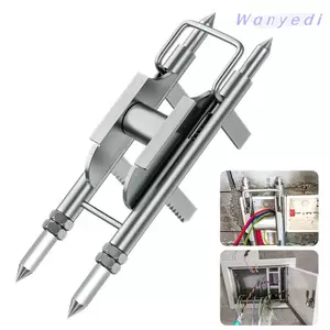 WANYEDI Cáp Kéo Hỗ Trợ, Máy Kéo Cáp Thép Chống Mứt, Răng Chống Trơn Trượt Có Thể Điều Chỉnh Mịn Con Lăn Cáp Chỉ Dụng Cụ Điện Dây Cáp Dụng Cụ Ren