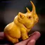 1 / 3 CáiSản phẩm bằng gỗ chạm khắc bằng gỗ Rhino Hippo Phòng voi Trang trí nội thất Đồ trang trí ô tô Trang trí điêu khắc & tượng nhỏ MỚI