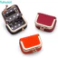 FUHUIOT Kiss Lock Ví đựng tiền xu, Túi đựng đồ trang sức bằng da PU vuông, Túi đựng đồ nhỏ đa chức năng Mini đơn giản