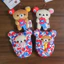 PS1 Rilakkuma Korilakkuma Kiiroitori x Quái Vật Họa Tiết Plushie Gấu Dễ Thương Búp Bê Túi Ngủ Charm SP1