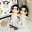 PS1 Wuahwat YUY Plushie Nhật Bản Kawaii Cơ Bản Màu Trắng Sling Trang Phục Sang Trọng Túi Búp Bê Charm SP1