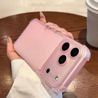 Ốp Điện Thoại Mờ Thả Bốn Góc Cho iPhone 17 Air 16 15 17 Pro Max 14 11 12 13 Pro Slim Chống Sốc Mềm TPU Tranaparent Cover