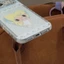 Ốp Cho iPhone 17PM 16 Pro Max 15 Phim Hoạt Hình Tóc Vàng Cô Gái Ren Chấm Bi Họa Tiết Trong Suốt IMD Thủ Công Chống Sốc TPU Mềm Chống Trầy Xước Chống Bụi Bẩn Vỏ Điện Thoại