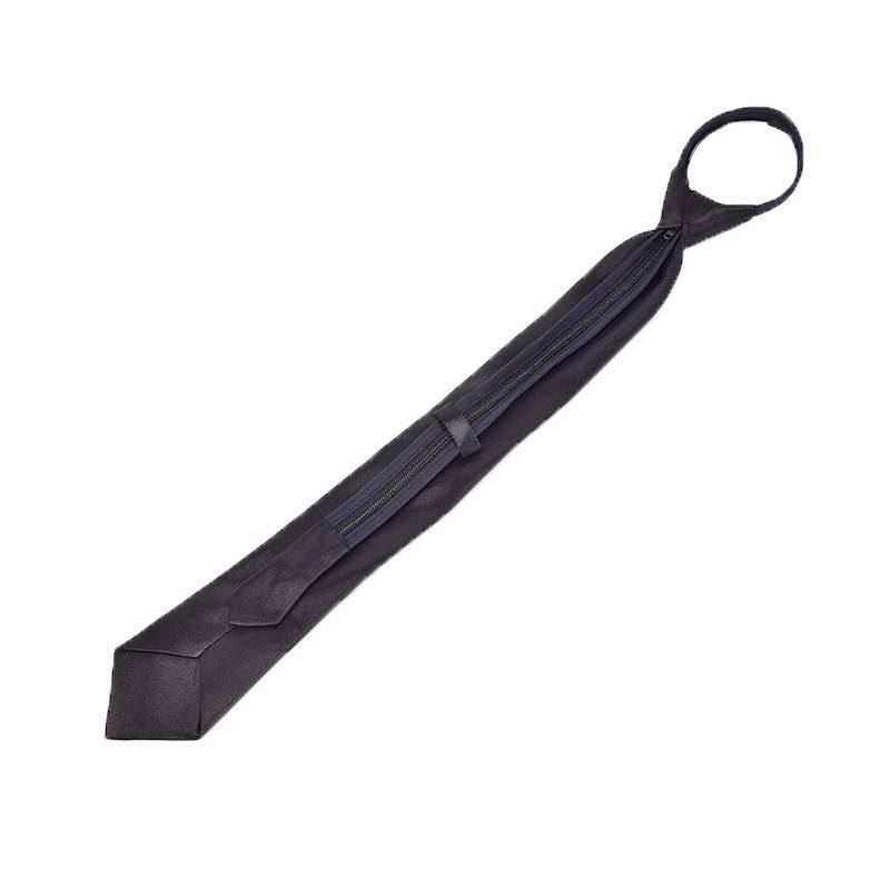 PNPIA-Lười Netie Bé Trai Học Sinh Chắc Chắn Đám Cưới Slim Zip Up Ne Tie Mới