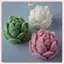 JRP Nến Thơm Khuôn Silicon 3D Hoa Sen Hình Xà Phòng Khuôn Silicon DIY JRP