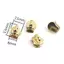 ECK 10 Cái 5 # Kim Loại Dây Kéo Đầu Kéo Thanh Trượt Zip Lo Túi Hành Lý May DIY Bộ Dụng Cụ Sửa Chữa Phần Cứng Phụ Kiện HOT
