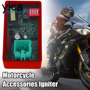 YICA 4 Pin Starter CDI, Bugi kép Động cơ đánh lửa xe máy CDI Đánh lửa, Bộ điều khiển động cơ 4 chân bền bỉ Phụ kiện xe máy