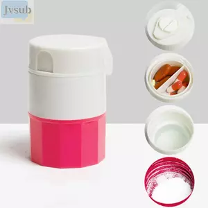 Máy cắt thuốc JVSUB Máy cắt thuốc Máy cắt thuốc Hộp đựng 3 trong 1 Viên Máy cắt thuốc