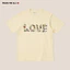 Họa tiết phim hoạt hình vintage áo thun cổ tròn unisex mềm mại