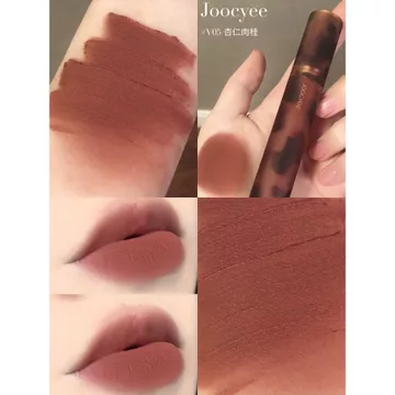 Joocyee Lên Men Màu Hổ Phách Môi Mờ Mờ Syrup Nhung jc Son Môi Phong Cách Học Sinh Mực Đông Lạnh Môi Bùn