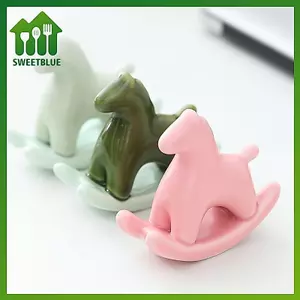 SWEET Gốm Pony Trang Trí Roing Ngựa Trà Lễ Sưu Tập Bàn Trà / Bàn Văn Phòng Dễ Thương Cho Năm Ngựa n