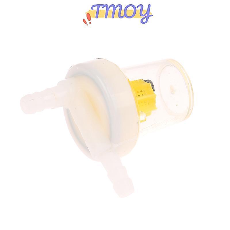 TMOY 1 chiếc Clear Universal 1 / 4 "6mm Bộ lọc nhiên liệu xăng xe máy phù hợp với mọi loại xe máy sử dụng 1 / 4 inch (6mm) Dòng nhiên liệu TMOY